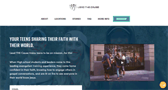 Desktop Screenshot of leadthecause.org