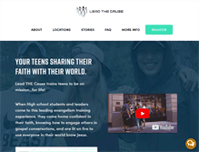 Tablet Screenshot of leadthecause.org